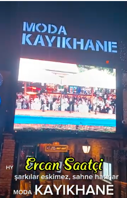 Moda Kayıkhane’de Ercan Saatçi