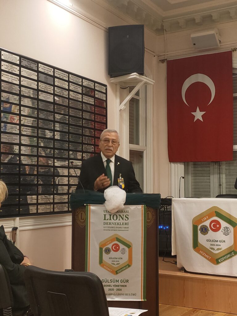 Uluslararası Lions’un en büyük Onur Ödülü sayılan Melvin Jones Hizmet Ödülü Erdoğan Haliloğlu’na verildi